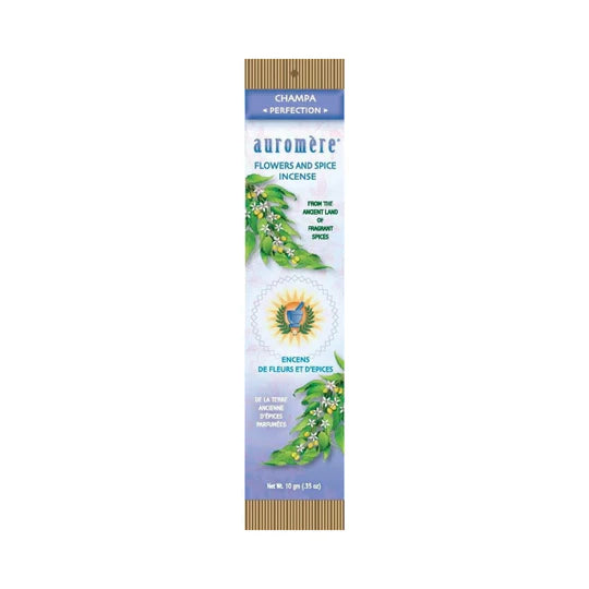 2.6x Zoom Auromere Flowers & Spice Incense – CHAMPA – Perfection