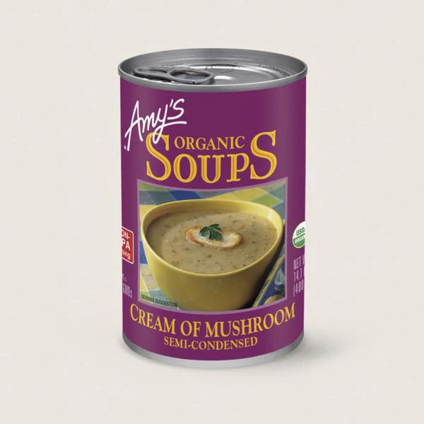 Amy's Organic Cream of Mushroom Soup 398ml4.99