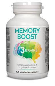 3 Brains Memory Boost 120 Vcaps*